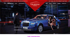 Desktop Screenshot of carrentalinchennai.com
